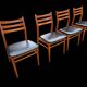 4 Scandinavian chairs from the 1960s