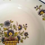 6 soup plates in faience St Amand