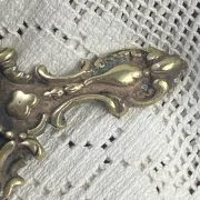 Cave rat bronze candlestick