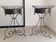 Pair of wrought iron planters