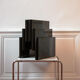 Porte revues vintage Giotto Stoppino pour Kartell, modèle 4675, noir b