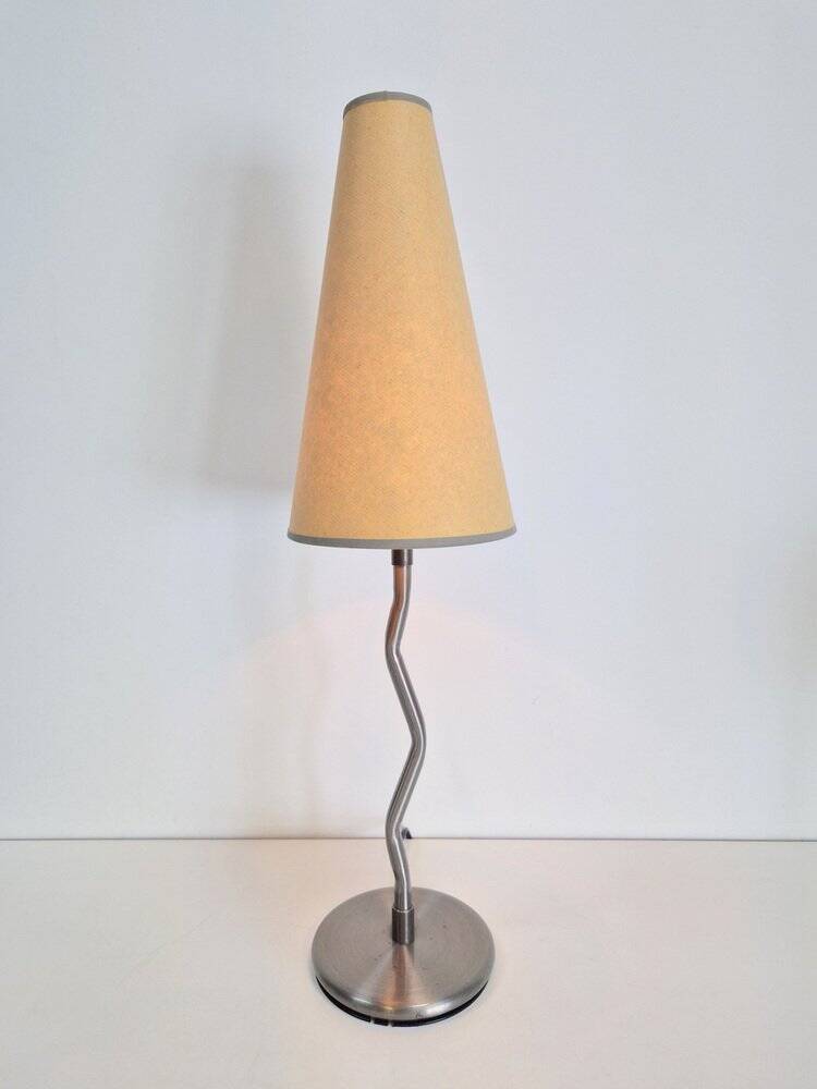 Vintage Squiggle Antimon Zigzag Table Lamp from Ikea, 1996