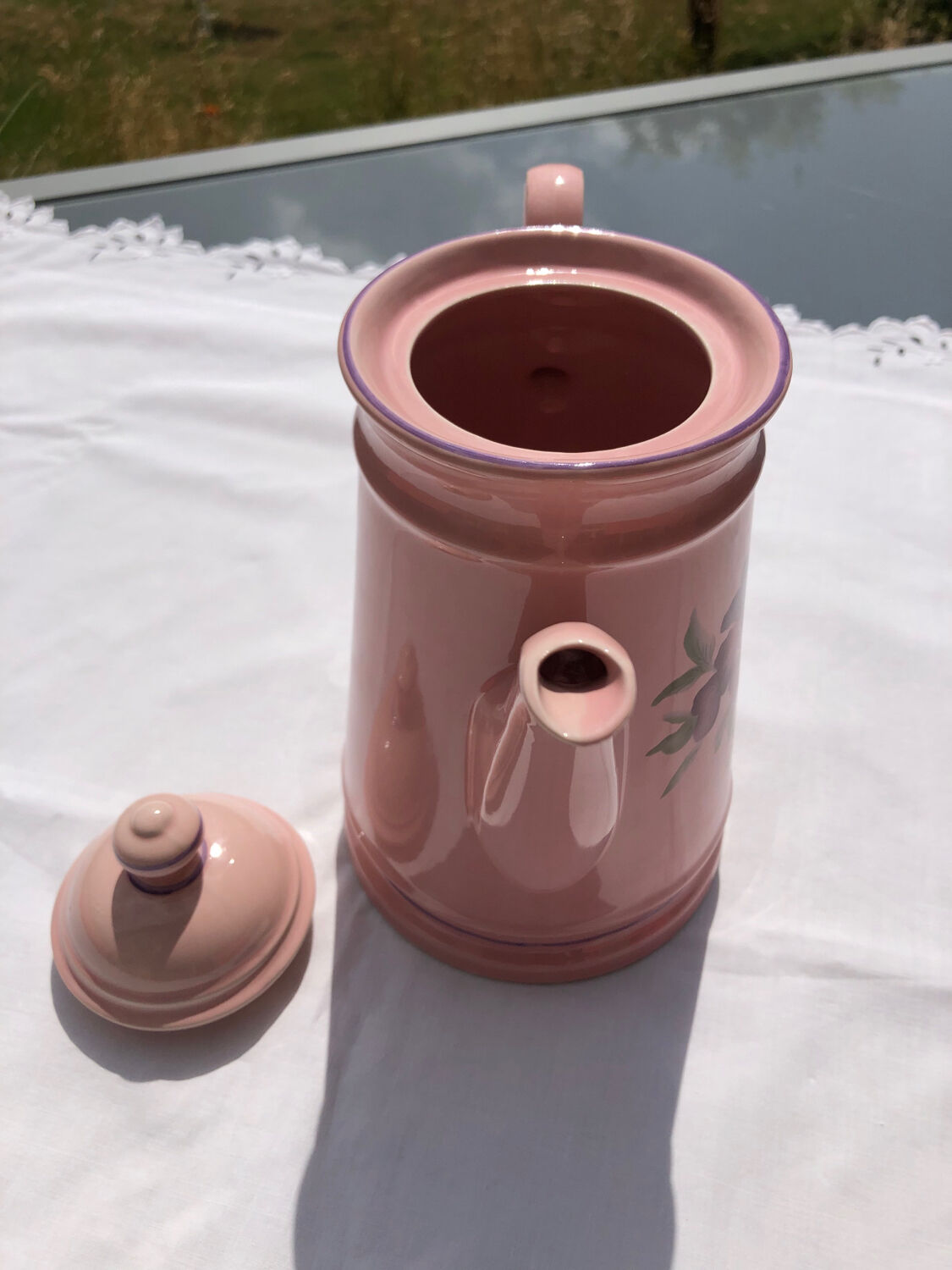 Floral pattern coffee maker