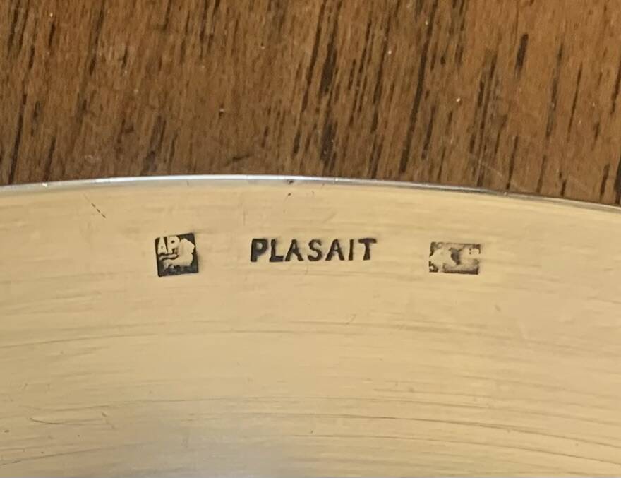 Plasait silver-plated vegetable dish