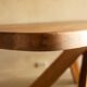 Pierre Chapo. Dining table model "T35D", in light oak.