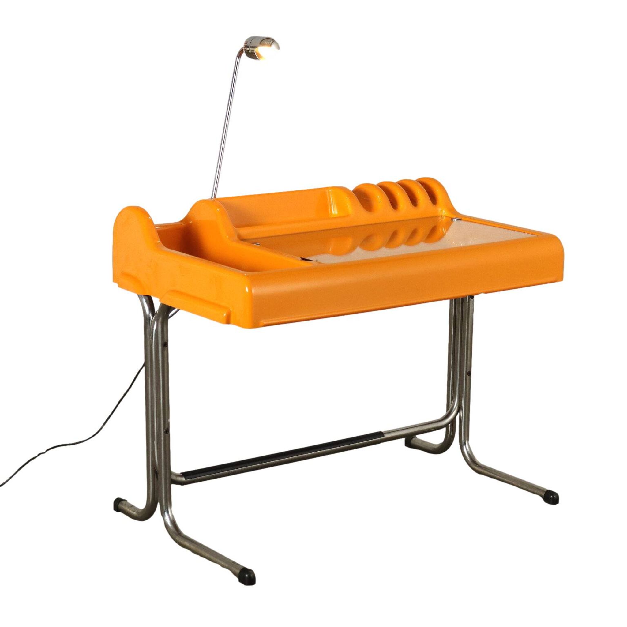 Orix desk by Vittorio Parigi & Nani Prina - Yellow version, Molteni&Co. production, 1970s