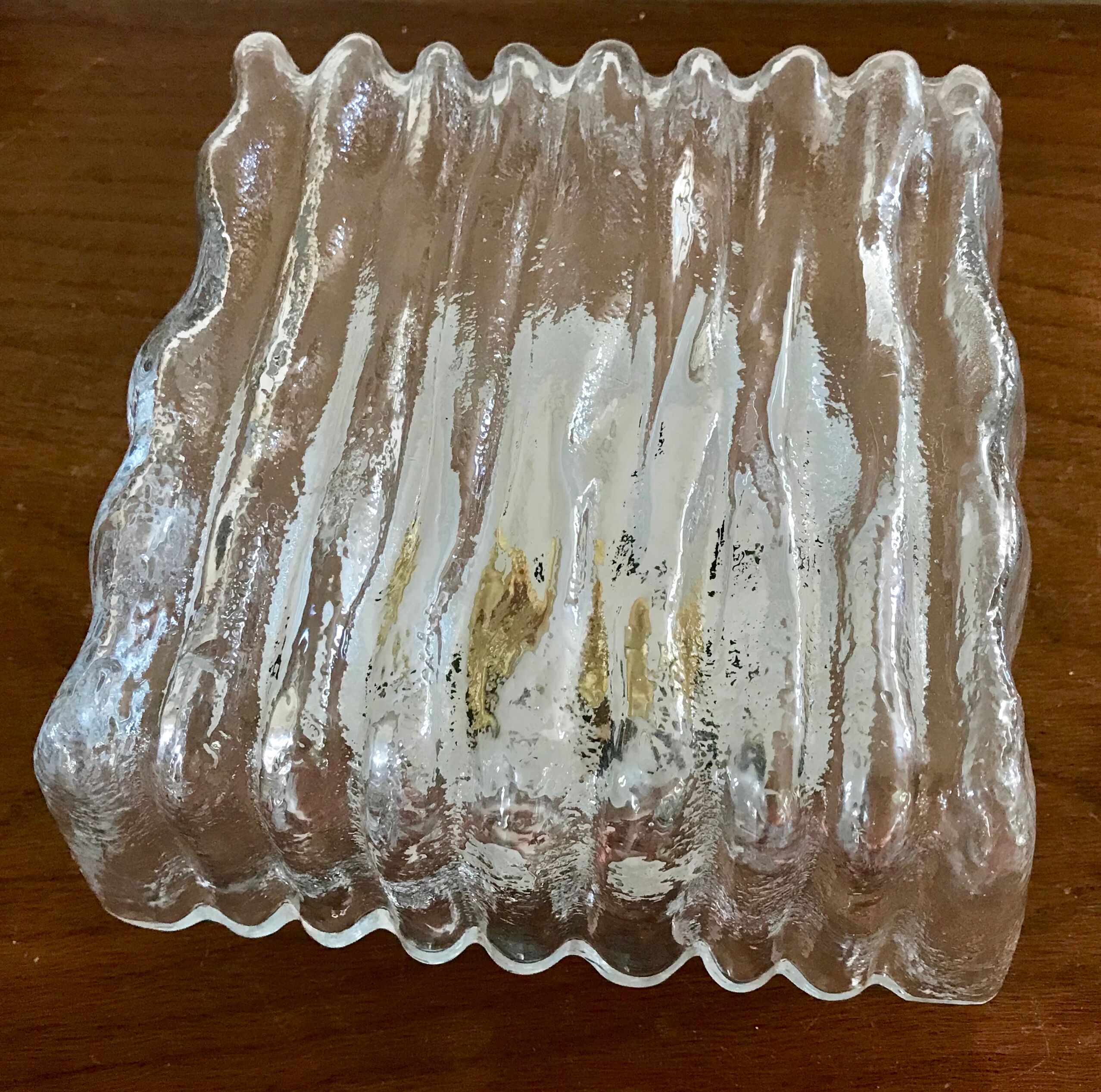 Vintage square glass ceiling