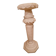 Spanish alabaster sculpted pedestal Decorative pedestal 20th century 66 cm