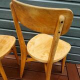 Paire de chaises bistrot vintage
