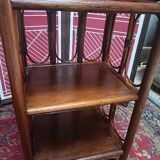 Pair of vintage rattan bedside tables