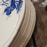 Lot 10 plates Badonviller models Roses