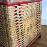 Rattan chest stool