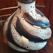 grande lampe céramique des années 70 rétro éclairage
