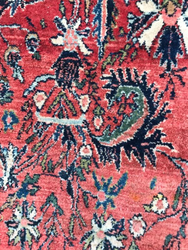 Carpet old Persian is Bijar hand 183 X 268 CM