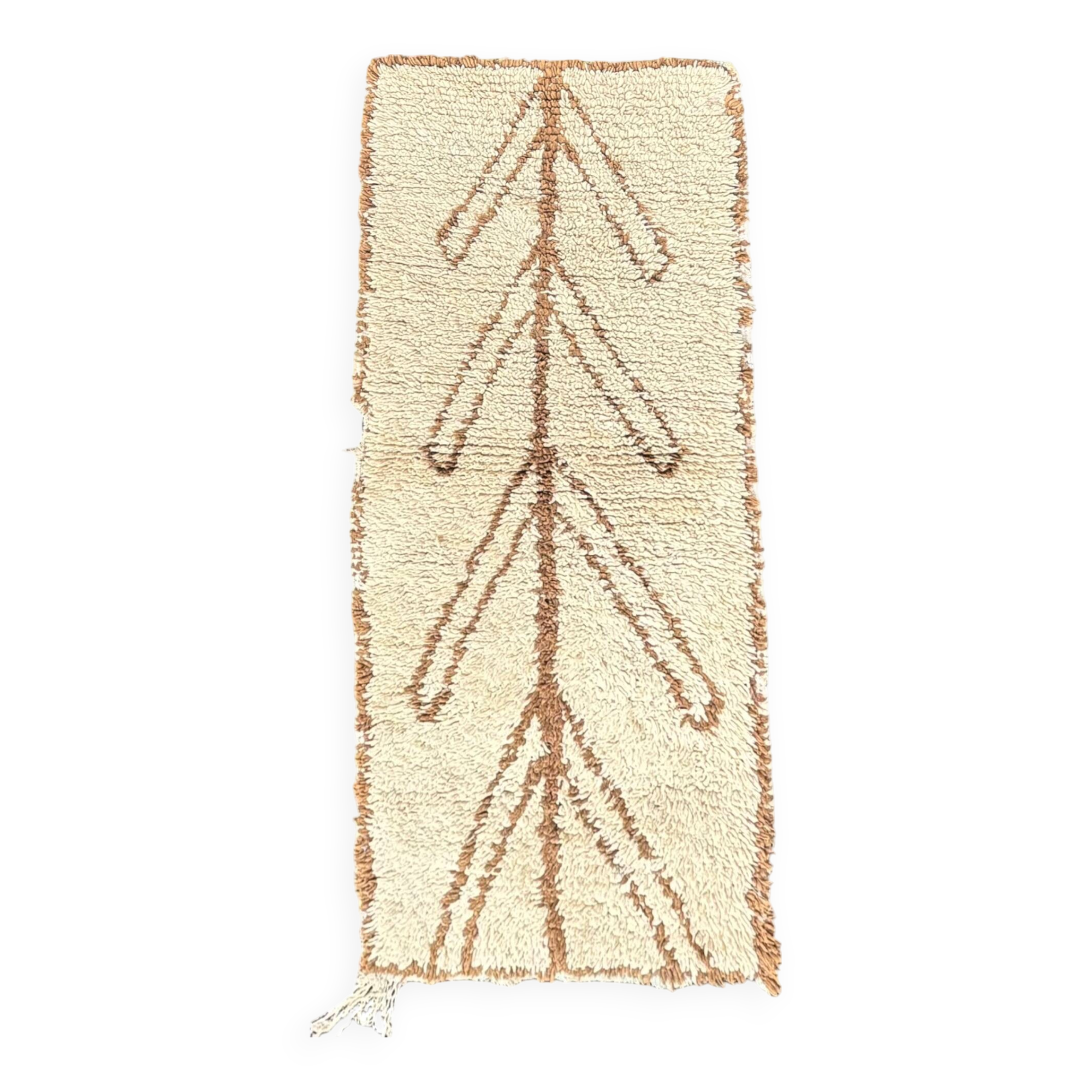 Tapis berbère beni ouarain vintage marocain