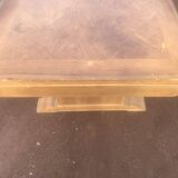 Dining table 1940 Art Deco walnut