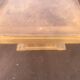 Dining table 1940 Art Deco walnut