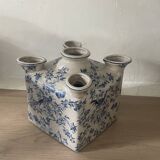 Cracked ceramic tulip vase circa 1980