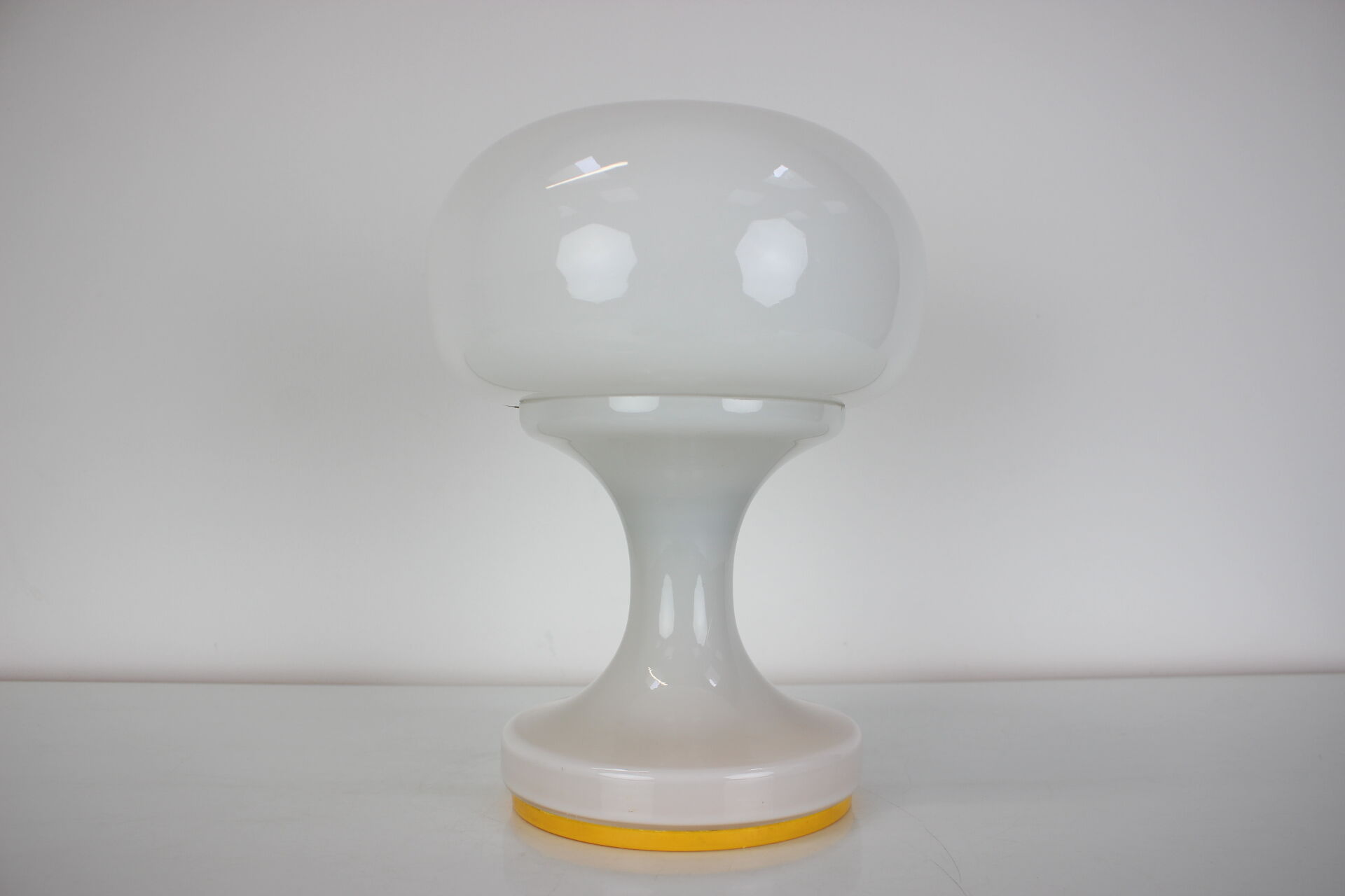 All Glass Table Lamp by Valasske Mezirici, 1970s