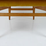 Fauteuil coque jaune vintage