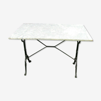 Bistro table on marble