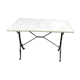 Table bistrot dessus marbre