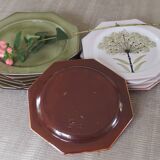 Set de 12 assiettes "abbaye du bec hellouin "