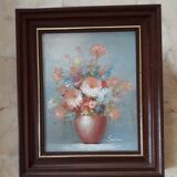 Oil on canvas signed Edmond Sanders
