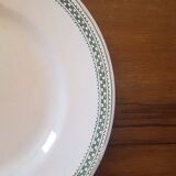 Plate in iron earth saint amand model 4015