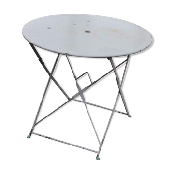 Table de jardin pliante en fer