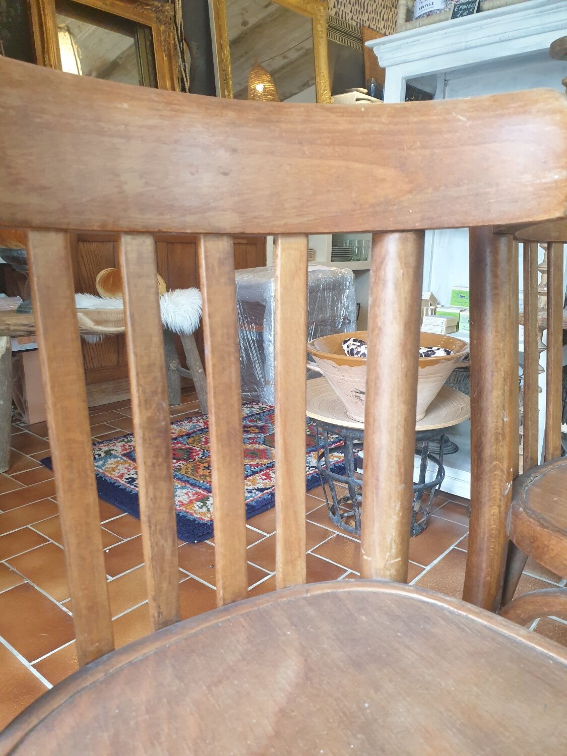 Set of 2 Josef Mintzis bistro chairs