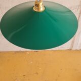 Pendant lamp in enamelled sheet metal