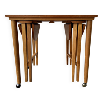 Vintage Nesting Tables by Nový Domov