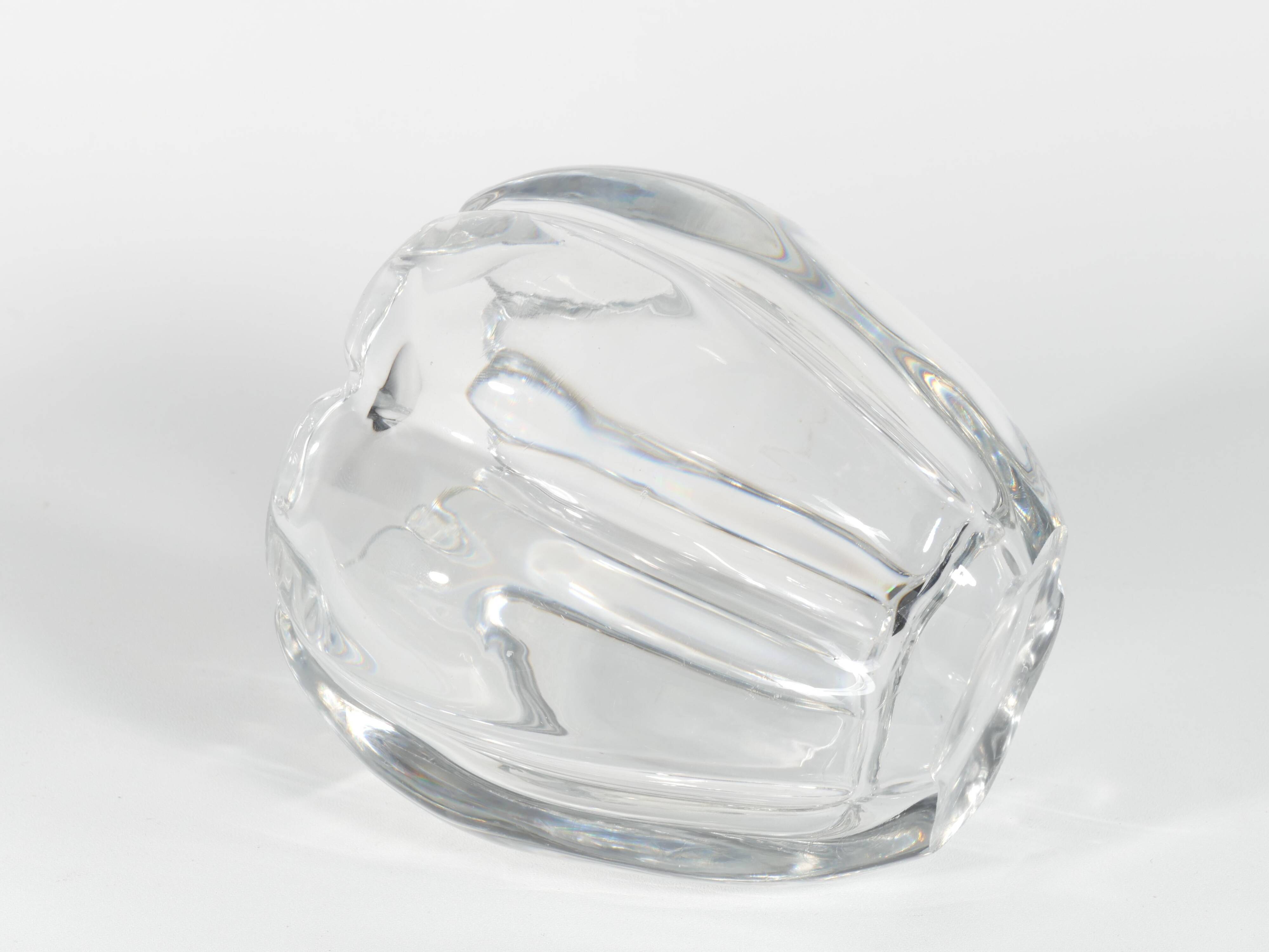 Swedish Grace Crystal Glass Vase Stella Polaris by Vicke Lindstrand for Orrefors