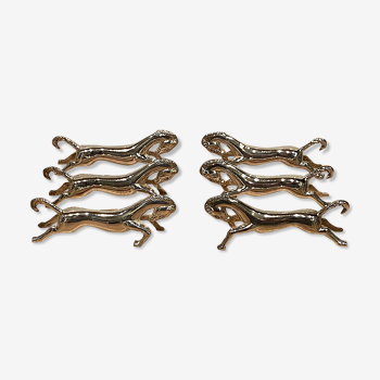 Set of 6 knife holders