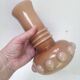 Beige opaline vase Swedish Orrefors