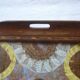 Butterfly wing top and wood marquetry