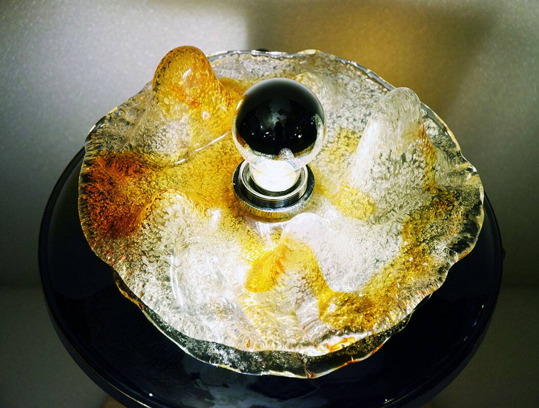 Mazzega Murano Toni Zuccheri 70s table lamp