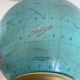 Globe terrestre tripode Taride en métal doré et verre, 1967