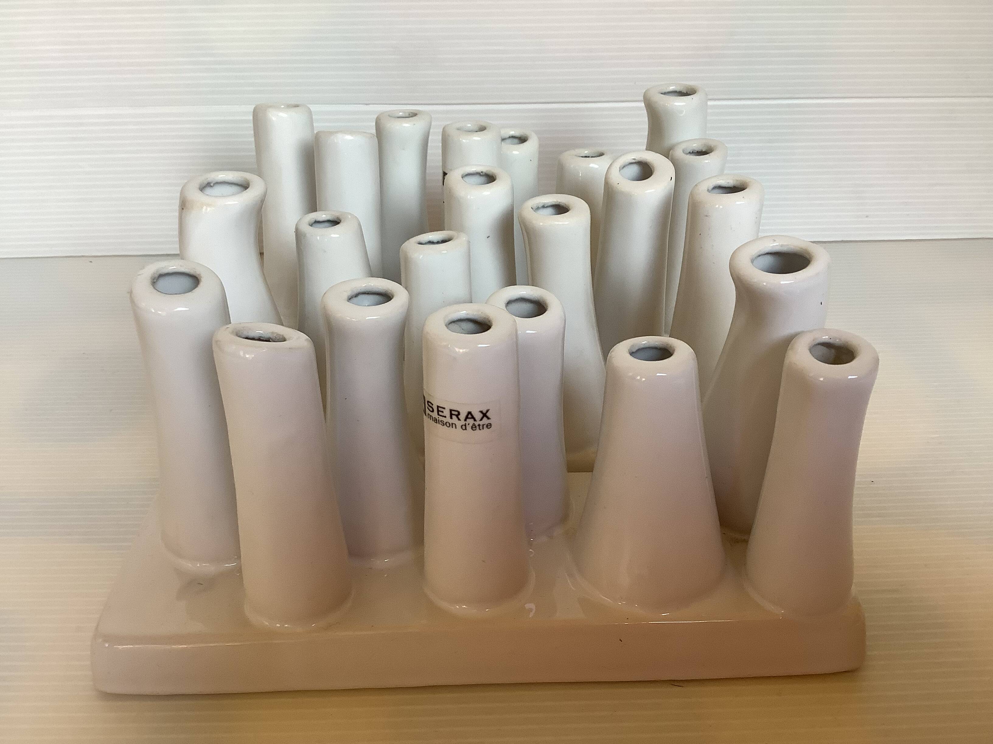 Trio de piques fleurs vases Serax