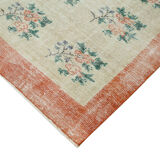 Oriental handmade contemporary 1980s beige rug 202 cm x 284 cm