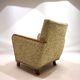Fauteuil de salon Art Déco en jacquard de velours, 1930