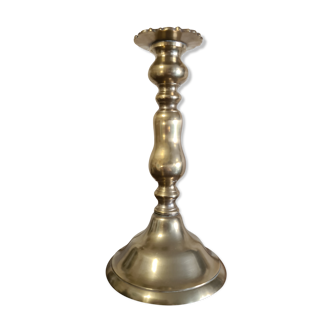 Silver metal candlestick