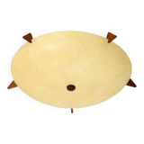 Beautiful original Mid Century Modern fiberglass ceiling or wall lamp