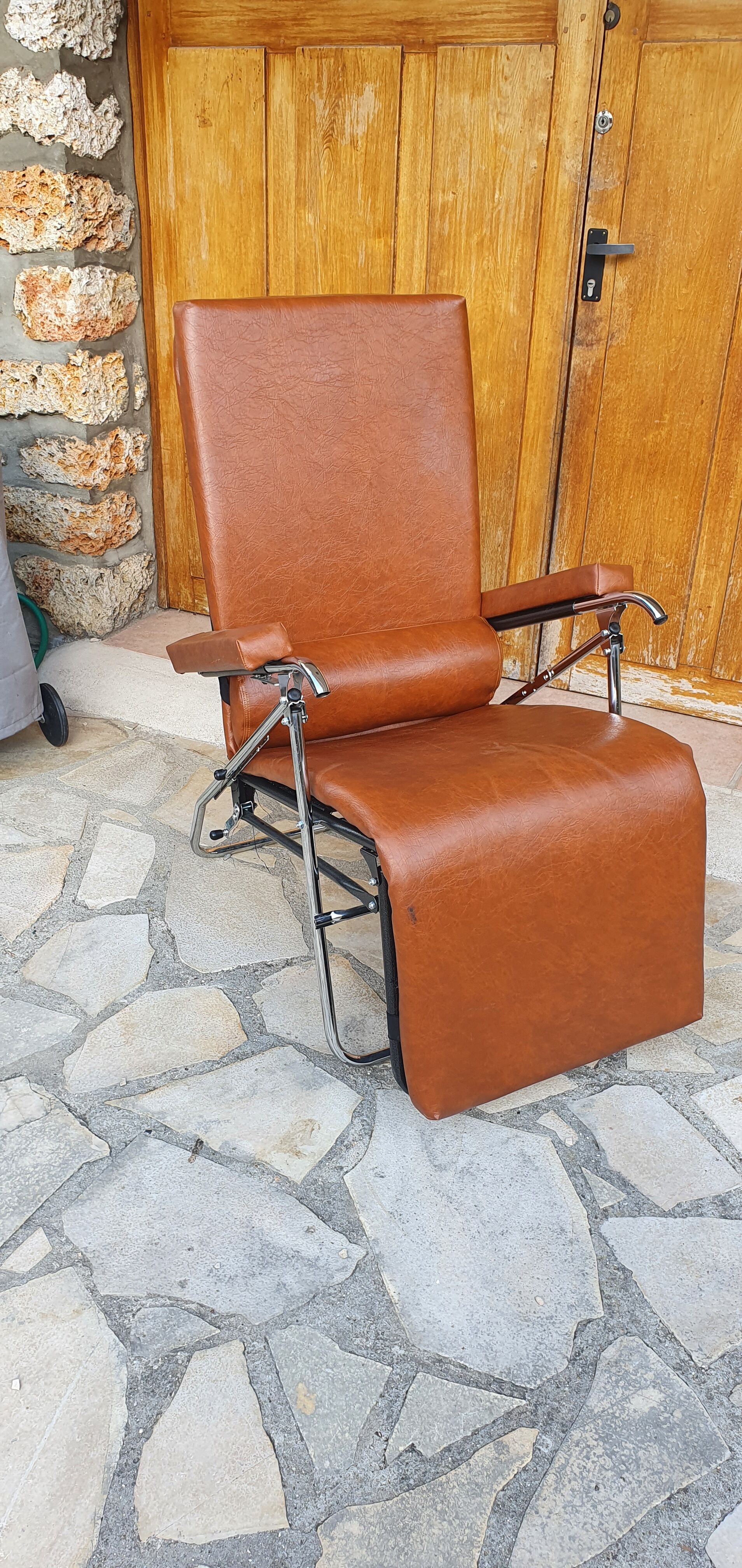 Fauteuil relax pliant vintage