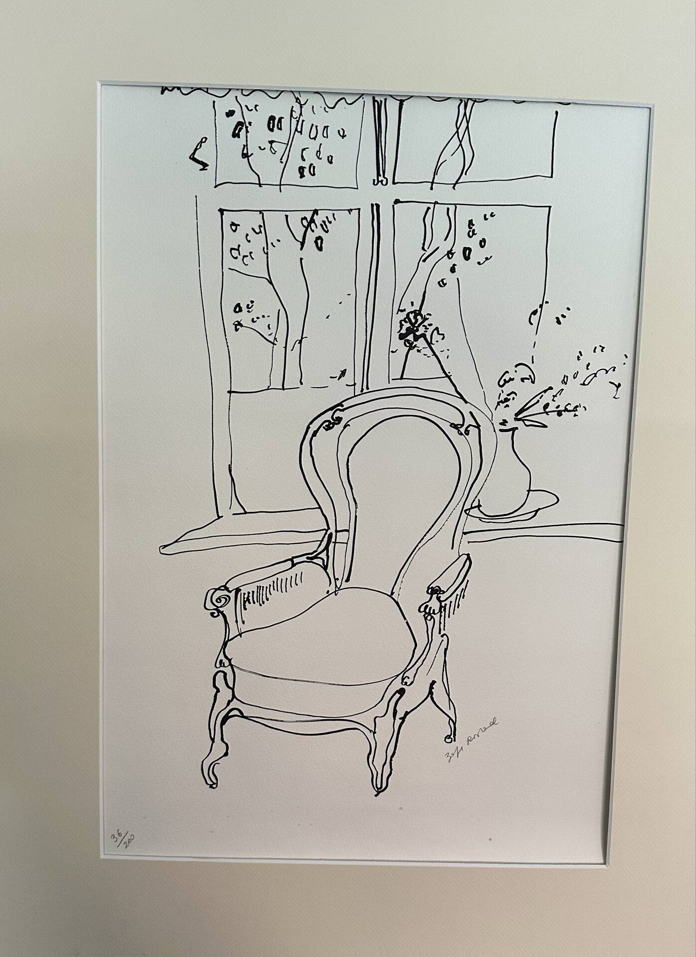 Print, original lithograph by Zofia Rostad