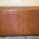 Mid century vintage sliding door line