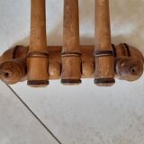 Wooden towel rack