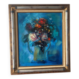 Bouquet of flowers signed Pignon