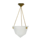 Art Deco 1-fire, patterned glass cathyty suspension. Year 30